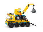 LEGO City Construction Trucks and Wrecking Ball Crane Building Set (60391)