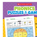 Phonics Puzzles & Games Activity Book for Grades 1-2 (SC-9781546113812)