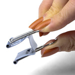 Officemate EZ Medium Binder Clips, 0.625" Capacity, Gray, 48 Clips/Pack (99550)