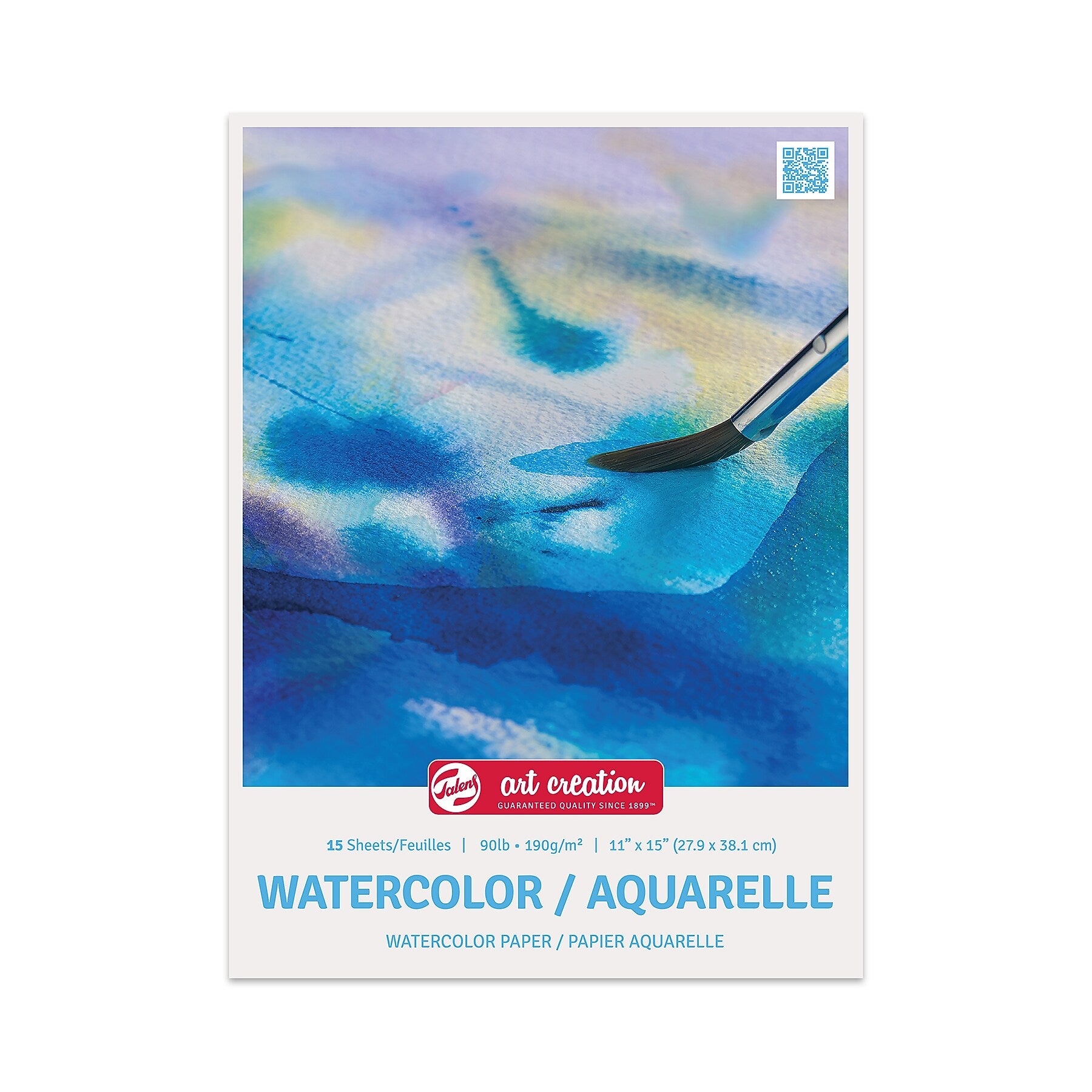 Talens Art Creation 11" x 15" Watercolor Sketch Pad, 15 Sheets/Pad, 3/Bundle (TLN9317802M-3)