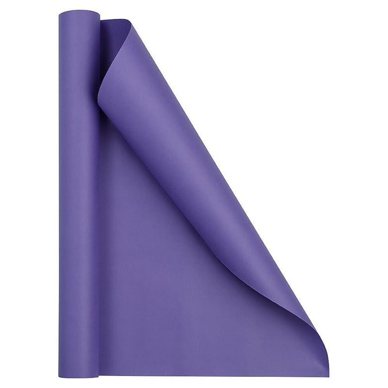 JAM Paper Short Mini Roll Wrapping Paper, 26.3 sq. ft., Purple, 2/Pack(277013537263a)