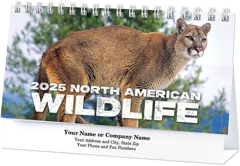 2025 North American Wildlife Desk Calendar, Qty 500