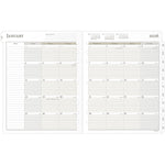 2026 AT-A-GLANCE 11" x 8.5" Daily & Monthly Planner Refill Pages, White/Brown (491-225-26)