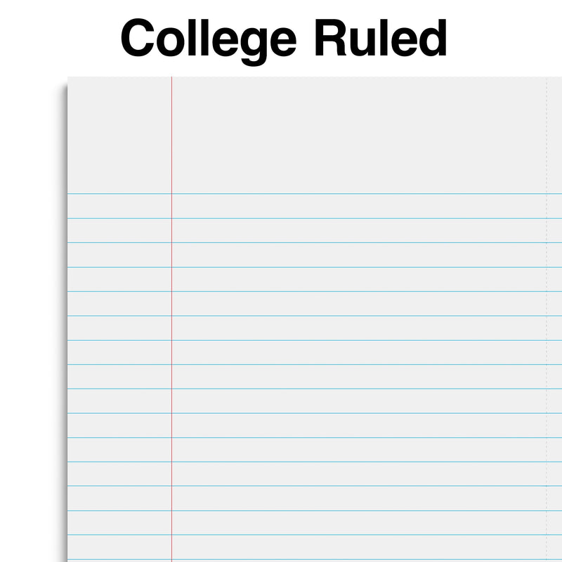Staples Premium 1-Subject Notebook, 8.5" x 11", College Ruled, 100 Sheets, Brown (TR52121)