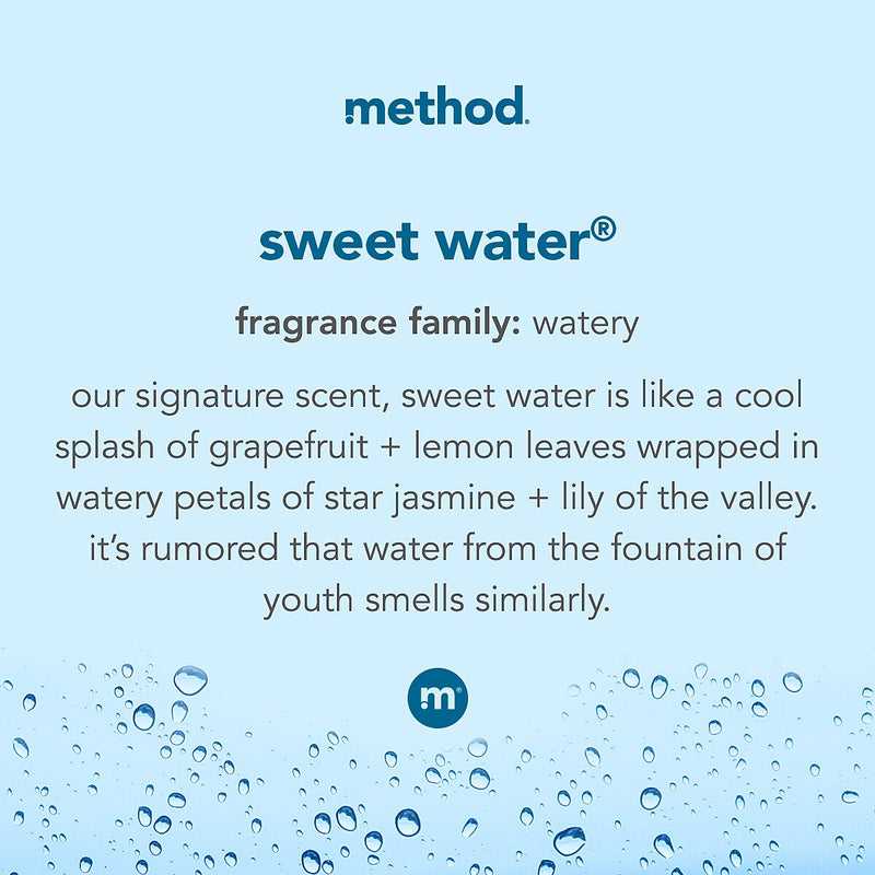 Method Foaming Hand Soap, Sweet Water Scent, 10 Oz. (00361)