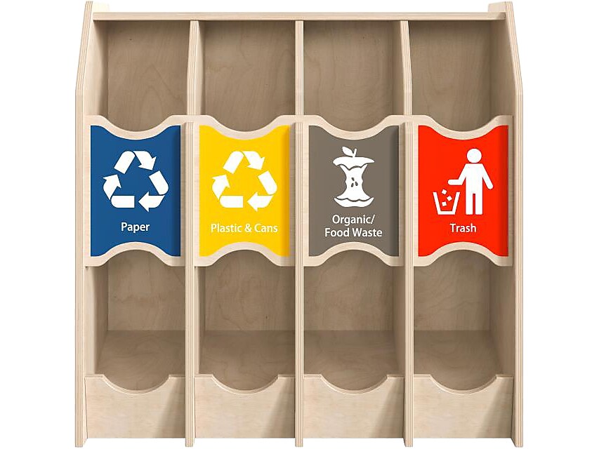 Flash Furniture Bright Beginnings Children's Recycling Station (MK-ME17154-GG)