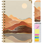 2025-2026 Global Printed Products Golden Desert 5.5" x 8" Academic Weekly & Monthly Planner, Paper Cover