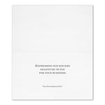 "Sentiments Echoed" Thank You Card w/ Unlined White Envelope, 50/BX