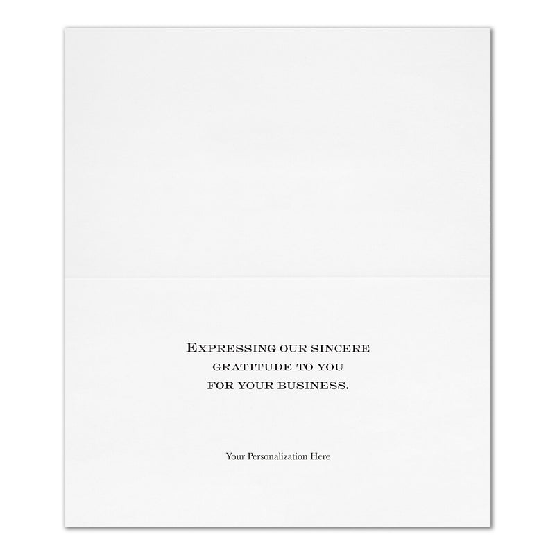 "Sentiments Echoed" Thank You Card w/ Unlined White Envelope, 50/BX