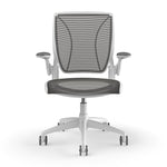 Humanscale Diffrient World Ergonomic Mesh Swivel Task Chair, White/Black (W11BN10N10SHNSC)