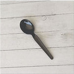 Boardwalk Plastic Soup Spoons, Heavy-Weight, Black, 1,000/Carton (BWKSOUPBLHVY)