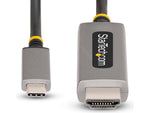 StarTech 10' USB-C to HDMI Video Adapter Cable, 8K 60Hz/4K 144Hz, Male to Male, Space-Gray, HDMI 2.1 (136B-USBC-HDMI213M)
