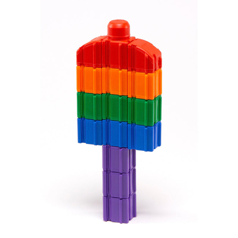 Snapo Jr. Building Blocks Advanced Builder's Kit, 80 Pieces/Set (SNP3280)