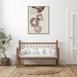 Amanti Art Mushroom 6 Light Brown by Pernille Folcarelli Framed Canvas Wall Art Print, 32" x 42" (A42677747977)