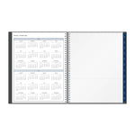 2026 Blue Sky Passages 8.5" x 11" Calendar Year Weekly & Monthly Planner, Plastic Cover, Gray (100009-26)