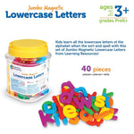 Jumbo Magnetic Letters and Numbers, Lowercase Letters, 40/Pack (LER0451)