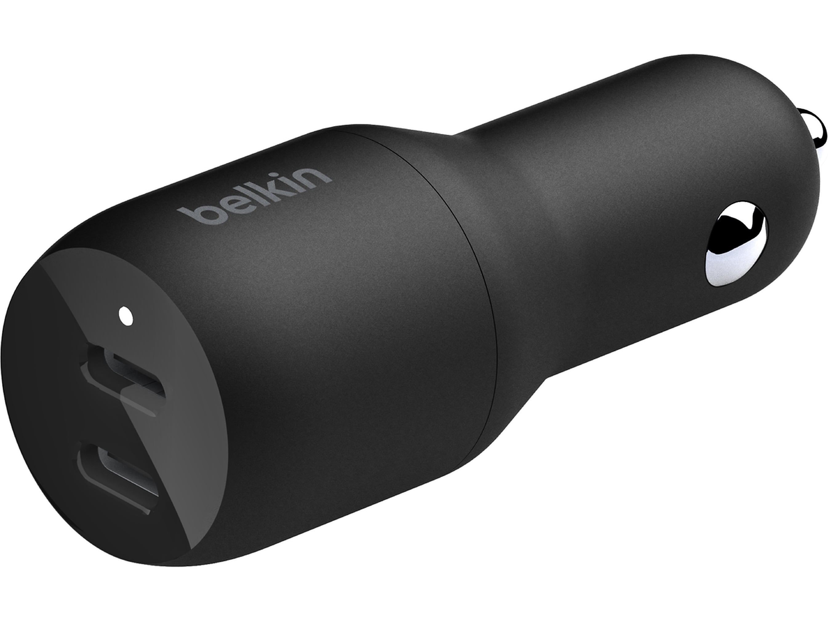 Belkin BoostCharge USB-C Car Charger, Black (CCB002BTBK)