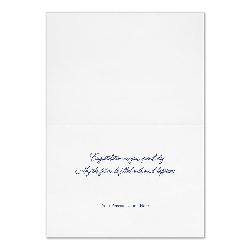"Prestigious Tribute" Congratulations Card w/ Unlined White Envelope, 50/BX