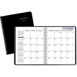 2026 AT-A-GLANCE DayMinder 7" x 8.75" Monthly Planner, Faux Leather Cover, Black (G400-00-26)