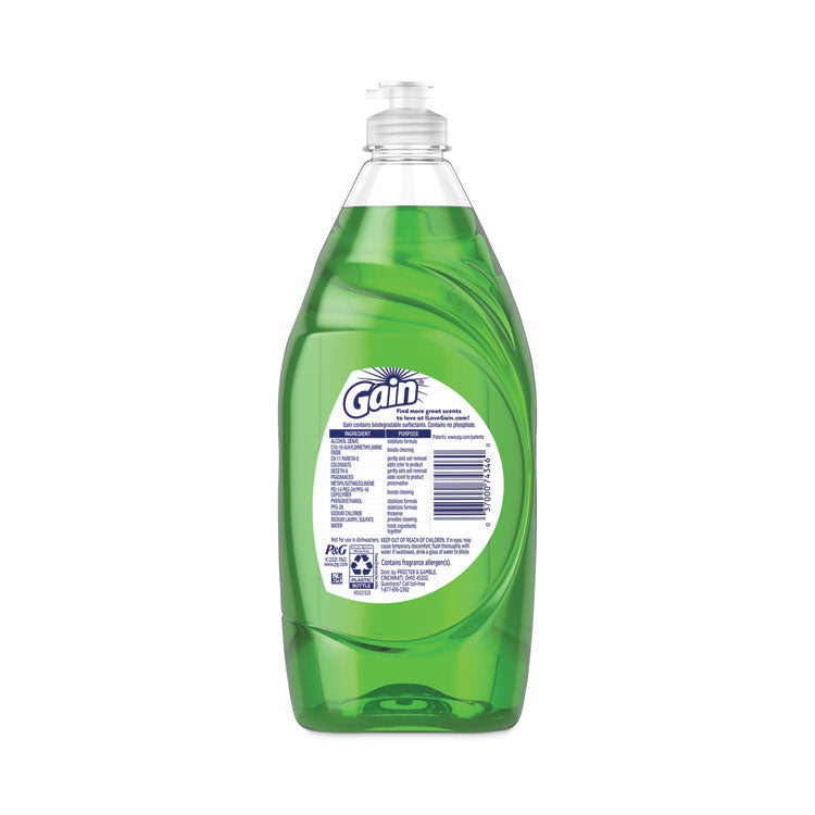 Dishwashing Liquid, Gain Original, 38 Oz Bottle, 8/carton