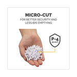 Powershred LX210 Micro-Cut Shredder, 16 Manual Sheet Capacity, White