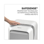 Powershred LX210 Micro-Cut Shredder, 16 Manual Sheet Capacity, White