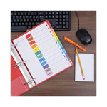 Deluxe Table Of Contents Dividers For Printers, 12-Tab, Jan. To Dec., 11 X 8.5, White, 1 Set