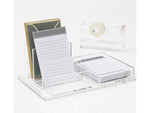 Russell+Hazel 4-Piece Desk Organizer Set, Acrylic, Clear (38591)