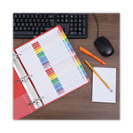 Deluxe Table Of Contents Dividers For Printers, 31-Tab, 1 To 31, 11 X 8.5, White, 1 Set