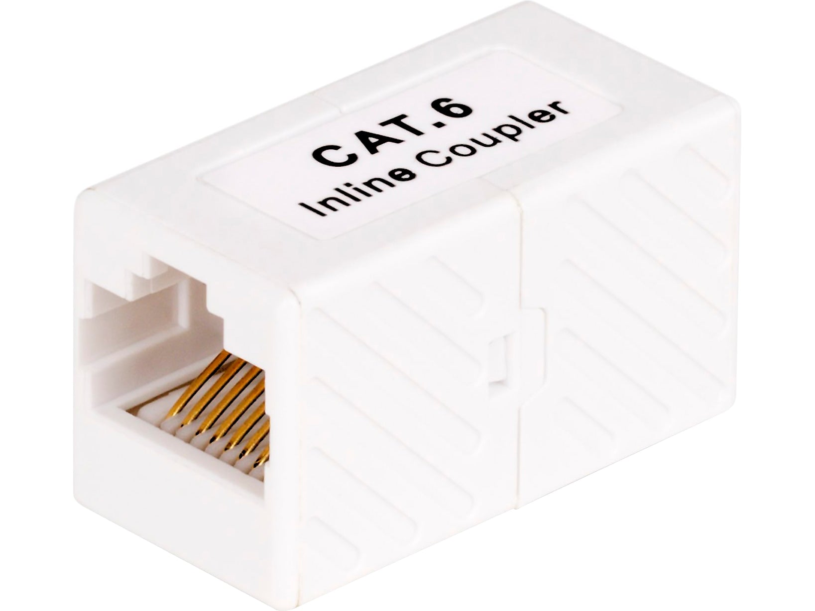 StarTech RJ45 Coupler to Inline Cat6 Coupler, Female to Female, White, 5-Pack (IN-CAT6-COUPLER-U5)