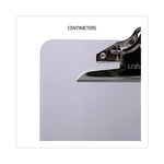 Plastic Clipboard with High Capacity Clip, 1.25" Clip Capacity, Holds 8.5 x 11 Sheets, Clear