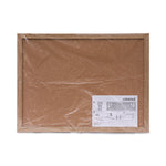 Cork Board with Oak Style Frame, 24" x 18", Tan Surface, Oak Finished Wood Frame
