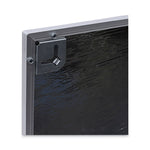 Cork Bulletin Board, 36" x 24", Tan Surface, Satin Aluminum Frame