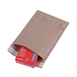Natural Self-Seal Cushioned Mailer, #0, Barrier Bubble Air Cell Cushion, Self-Adhesive Closure, 6 x 10, Kraft, 200/Carton