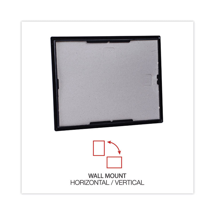All Purpose Document Frame, 8.5 x 11 Insert, Black, 3/Pack