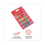 Deluxe Message Arrow Flags, "sign Here", Assorted Colors, 120/pack