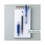 G2 Premium Gel Pen, Retractable, Bold 1 mm, Blue Ink, Smoke/Blue Barrel, Dozen