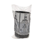 Quiet Classic Laminated Foam Dinnerware, 3-Compartment Plate, 9" dia, Black, 125/Sleeve, 4 Sleeves/Carton