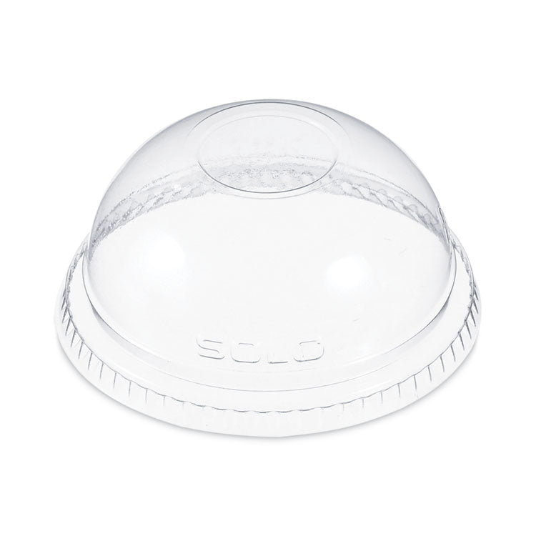 Plastic Dome Lid, Fits 9 oz to 10 oz Cold Cups, Clear, 1,000/Carton