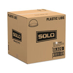 Dome-Top Cold Cup Lids, Fits 2.5 oz to 9 oz Cold Cups, Plastic, Clear, 2,500/Carton