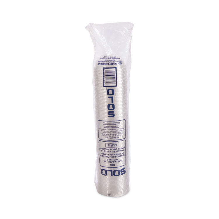 Dome-Top Cold Cup Lids, Fits 12 oz to 24 oz Cold Cups, Plastic, Clear, 1,000/Carton