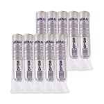Dome-Top Cold Cup Lids, Fits 12 oz to 24 oz Cold Cups, Plastic, Clear, 1,000/Carton