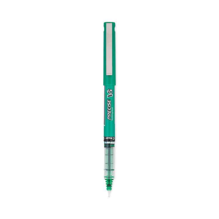 Precise V5 Rollerball Pen, Stick, Extra-Fine 0.5 mm, Assorted Ink and Barrel Colors, 7/Pack