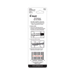 Refill For Pilot B2p, Dr Grip, G2, G6, Mr Metropolitan, Precise Begreen And Q7 Gel Pens, Extra-Fine Tip, Black Ink, 2/pack