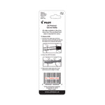 Refill For Pilot G2 Gel Ink Pens, Bold Conical Tip, Black Ink, 2/pack