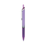 Precise V7RT Rollerball Pen, Retractable, Fine 0.7 mm, Purple Ink, Purple Barrel