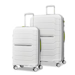 Samsonite Freeform 2-Piece Hardside Spinner Luggage Set, White/Grey (80242-4744)