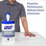 PURELL Professional Disinfecting Wipes, Fresh Citrus Scent, 110 Wipes/Container, 6/Carton (9342-06)