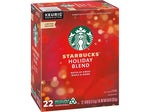 Starbucks Holiday Blend Coffee Keurig® K-Cup® Pods, Medium Roast, 22/Box (12412029)