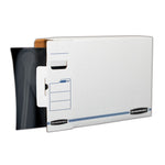 X-Ray Storage Boxes, 5" X 18.75" X 14.88", White/blue, 6/carton